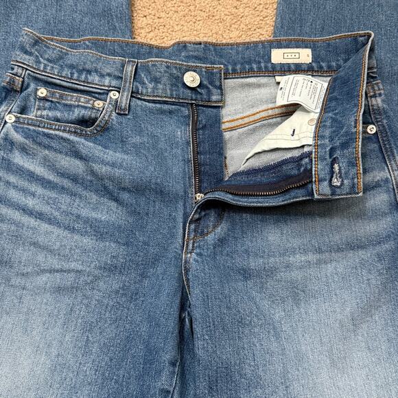 AYR The Knockout High Rise Relaxed Barrel Leg Medium Wash Jeans Size 27 - Picture 7 of 11